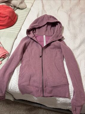 lululemon athletica Women’s Mauve Zip-Up Hoodie